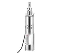 YWBL-WH Bomba Solar de Pozo Profundo, Bombas de Agua Sumergibles de Acero Inoxidable con Cabezal de 340 W y 196 Pies con Sello Mecánico de PTFE, para Extracción de Agua de Río, Riego