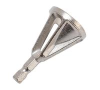 YWBL-WH Broca de Desbarbado, Vástago Hexagonal de 1/4 de Pulgada, Herramienta de Chaflán Externo de Desbarbado de Acero de Alta Velocidad, con 3 Orificios para Acero Inoxidable, Cobre