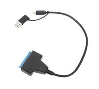 YWBL-WH Cable Adaptador Tipo C a, Material ABS, Velocidad de Transferencia de 10 Gbps para Discos Duros y SSD de 2,5 Pulgadas