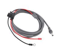 YWBL-WH Cable de Alimentación CC Satelital Rectangular, Núcleo de Cobre para Fuente de Alimentación de 30 A, Longitud de 16,4 Pies para Uso de Mini Antena Parabólica Rectangular