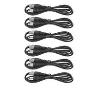 YWBL-WH Cable de Alimentación USB a CC, Conector CC de 5V, 6 uds., con Terminales de Cobre Duraderos para Teléfono Móvil, Tableta, Cámara, Luces LED