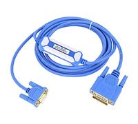 YWBL-WH Cable de Programación, Indicadores LED, 7 Núcleos, Interfaz de Comunicación DB15, Material de PVC, Conector Chapado en Oro, Nuevo Modelo PC-TTY, PVC Aislado y Respetuoso con el Medio Ambiente