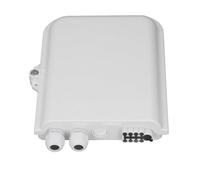 YWBL-WH Caja de Distribución de Fibra Caja de Terminales de Fibra óptica ABS Montada en la Pared de 8 Núcleos para Uso en Interiores y Exteriores Organización de Cables Gestión de Empalmes para