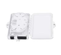 YWBL-WH Caja de Distribución de Fibra de 6 Núcleos, Caja Divisora de Fibra de Plástico ABS con Tablero Abatible de 180 Grados para Ingeniería FTTH de Baja Pérdida óptica