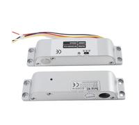 YWBL-WH Cerradura Eléctrica con Pernos de Caída, Cerradura Eléctrica de Aleación de Aluminio con Retardo de Tiempo para de Control de Acceso, Electrónica de 12 V 24 V para Puertas Cortafuegos de