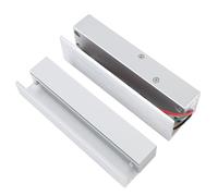 YWBL-WH Cerradura Electrónica con Pernos de Caída sin Marco, Cerraduras Montadas en Superficie para Control de Acceso, Almacén, 12V, Izquierda Abierta