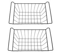 YWBL-WH Cesta para Congelador con Alambre de Acero y Recubrimiento de PE, | Diseño que Ahorra Espacio, Construcción Resistente de Metal, Ideal para Organizar Refrigeradores, Gabinetes y encimeras.