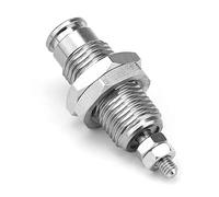 YWBL-WH Cilindro CJPB Mini Cilindro de Aire Neumático de Simple Efecto para Automatización Industrial, Diseño en Forma de Aguja con Opciones de de 5 Mm, 10 Mm y 15, Retorno por Resorte para un