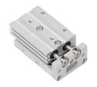 YWBL-WH Cilindro Deslizante Neumático MXS12-10 con Riel de Acero e Interruptor Magnético, Cuerpo de Aleación de Aluminio, de 10 Mm para Equipos de Automatización de Precisión