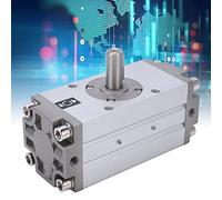 YWBL-WH Cilindro Neumático Giratorio de Aire, Cilindro Neumático Oscilante de Aleación de Aluminio CDRA1BS63 90C con Doble Sellado de Oxidación Dura de 0 a 140 °F para Automatización Industrial