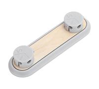YWBL-WH Clip para Cables Organizador de Cables Magnético Soporte para de Escritorio de Madera de Nogal Base de 72 Mm para Uso en el Hogar, Oficina, Automóvil Gestión de con 3 Ranuras con Base (Cereza)