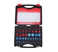 YWBL-WH Comprobador de Roscas de Tuercas y Pernos de 50 Piezas, Identificador de Rosca Desmontable 27 Imperial 23 Métrico con Aleación de Aluminio Premium, para Verificación Rápida de