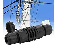 YWBL-WH Conector RJ45, PC Termoplástico con Clasificación IP67, Retardante de Llama, Ideal para CCTV, Automatización de Fábricas y Aviación