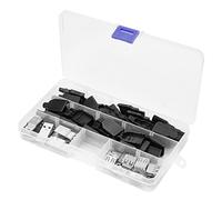 YWBL-WH Conector USB 20 Piezas Tipo A Adaptador de Enchufe de 4 Pines con Carcasa de Plá Negro para Periféricos y Cables de Computadora