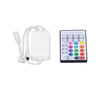 YWBL-WH Controlador de Tira LED RGB WiFi Inteligente con Aplicación AI Control de Voz Control Remoto IR 6A Max para Decoración de Barra de Hogar KTV Accesorio de Tira de Luz LED