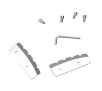 YWBL-WH Cuchillas para Barrena de Hielo, Cuchillas de Repuesto de 6 Pulgadas para Eskimo Ion Strikemaster PPOLB, Paquete de 2 Acero de Aleación Dura con Pernos y Tuercas