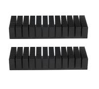 YWBL-WH Disipador de Calor Aluminio, Refrigerador Radiador 2 Uds. para Componentes Electrónicos con Aletas de Enfriamiento Eficiente - Kit para Disipación Térmica en Módulos de Potencia