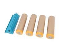 YWBL-WH Dispensador de Rollos de Papel de Enmascarar con Rollos Pregrabados, Adhesivo Duradero para Líneas de Pintura Limpias, Perfecto para Reparación de Automóviles y Uso en Múltiples Superficies