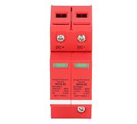 YWBL-WH Dispositivo de Protección contra Sobretensiones, PC DC 1000 V Dispositivo de Descarga de Sobretensiones 80KA 2P, Respuesta de 25 NS, Protector de Riel DIN IP20 para Caja de Distribución de