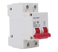 YWBL-WH Disyuntor Miniatura de CC, 2P 500V 4KA, Disparo Termomagnético, Montaje en Riel DIN, con Carcasa Ignífuga, para Sistemas Fotovoltaicos Solares y Equipos industriales. (16A)