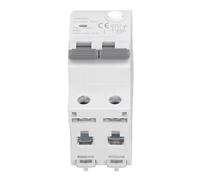 YWBL-WH Disyuntor Operado por Corriente 10A 1P+N 230V, Disyuntor Retardante de Llama para PC con Disparo de 30mA, Indicador de Falla, Protección contra Sobrecorriente para Sistemas Eléctricos (un