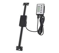 YWBL-WH Escala Lineal de Lectura Digital Pantalla LCD Portátil de 0-200 Mm con Alta Precisión para Fresadoras Tornos DRO Kit Aleación de Aluminio Negro