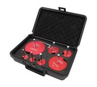 YWBL-WH Escariador de Tuberías Kit de Herramientas de Ajuste de Tuberías de PVC Estándar Profesional Alta Eficiencia para Proyectos Domésticos Reparaciones de Sitios de Construcción (7PCS)