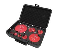 YWBL-WH Escariador de Tuberías Kit de Herramientas de Ajuste de Tuberías de PVC Estándar Profesional Alta Eficiencia para Proyectos Domésticos Reparaciones de Sitios de Construcción (8PCS)
