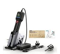 YWBL-WH Estación de Retrabajo de Aire Caliente 2 en 1, Kit de Soldadura de Metal con Temperatura Ajustable, Potencia de 550 W para Reparación de Dispositivos Electrónicos (Configuración alta Enchufe