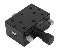 YWBL-WH Etapa Lineal del Eje X, Etapa Lineal Manual de Aleación de Aluminio con Riel de de Milano, Plataforma de Ajuste Fino de 60x40 Mm para Instrumentos ópticos