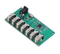 YWBL-WH Extensión USB, 7 Puertos Módulo de Concentrador USB2.0 con Reconocimiento Inteligente, Amplia Compatibilidad, Estabilidad para Computadora, Computadora Portátil, Impresora