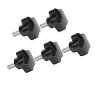 YWBL-WH FiveStar Juego de Pernos de Perilla, Empuñadura de Plástico de Ingeniería, Tornillos de Sujeción M8x40x20 para Equipos Industriales