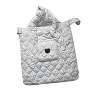 YWBL-WH Funda para Portabebés, Manta de Algodón con Capucha a Prueba de Viento para Cochecito, Suave y Acogedora para Recién Nacidos, 31,5x33,46 Pulgadas para Viajes Al Aire Libre (Beige)