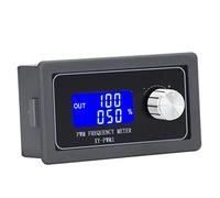 YWBL-WH Generador de Frecuencia, Generador de Pulso de Señal de Onda Cuadrada Ajustable con Pantalla LCD y Función de Bloqueo, para Experimento de Controlador MCU PWM de Conducción de