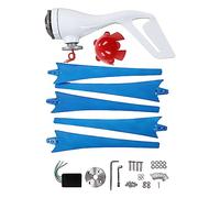 YWBL-WH Generador de Turbina Eólica, Kit de Generador Eólico de Aleación de Aluminio Fundido 400 W 12 V Fibra de Nailon de 5 Palas, Velocidad de Arranque Baja IP65 para de Alumbrado Público Híbrido
