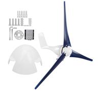 YWBL-WH Generador de Viento Pequeño, Kit de Generador de Viento de 1200 W con 3 Cuchillas, AC Magnet Permanente de Electricidad Sincrónica para Botes, Terrazas, Cabañas o Casas Móviles Cargando (24V)