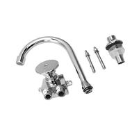 YWBL-WH Grifo de Pedal, Válvula Accionada por Pie, Grifo de Fregadero con Control sin Contacto para Instalaciones Médicas, Barbería