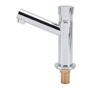 YWBL-WH Grifo para Lavabo de Baño, Prensa en ángulo de una Sola Manija para Activar el Flujo de Agua, con Acero Inoxidable Resistente, para Hotel en Casa