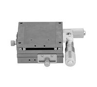 YWBL-WH Guía de Bolas Etapa Lineal Aleación de Aluminio Mesa Deslizante Manual Plataforma de Ajuste Fino Tornillo de Riel de Movimiento de Carga Pesada de 80 X 80 Mm para Ensamblaje de Inspección de
