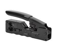 YWBL-WH Herramienta de Engarzado RJ45, Engarzadora Ergonómica de Acero para Conectores RJ12 RJ11, Ideal para Proyectos de Cableado y Terminación de Cables
