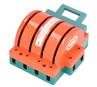 YWBL-WH Interruptor de Cuchilla de 4 Polos de Doble Tiro AC380V 100A Interruptor de Alimentación Dual para Generador de Respaldo y Disyuntores PA ABS Desconexión Eléctrica