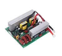 YWBL-WH Inversor de Corriente de Onda Sinusoidal Pura, Placa Inversora de Corriente de Aluminio 1000 W DC12 V a AC220 V 50 Hz 60 Hz, 6 Protecciones 95% de Eficiencia para Camping, Viajes, Respaldo
