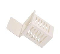 YWBL-WH Jaula para Palillos, Soporte para Utensilios de Material ABS para Cuchara, Almacenamiento de Cocina que Ahorra Espacio con Diseño Hueco, Ideal para Uso en Encimera y Montaje en Pared