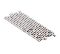 YWBL-WH Juego de Brocas Helicoidales de 1,75 Mm, 10 Piezas, Broca Pequeña de Vástago Recto para Perforación de Cuentas de Perlas, Fabricación de Joyas, con Caja de Almacenamiento de Plástico, Alta