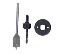 YWBL-WH Juego de Brocas para Carpintería, Sierra Perforadora para Madera de Acero de Aleación, 3 Piezas, 2-1, 8 Pulgadas, 54 Mm y 7, 8 Pulgadas, Dientes Puntiagudos de Cabeza Plana para Taladrar