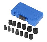 YWBL-WH Juego de Extractores de Pernos y Tuercas de Impacto, Juego de Dados Extractores de Acero Al Cromo Molibdeno, Accionamiento de 3, 8 Pulgadas para Sujetadores Pelados Dañados y Oxidados, Uso con