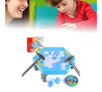 YWBL-WH Juego de Mesa para Romper Bloques de Hielo, Diversión Interactiva con Plato Giratorio para Familiares, Niños y Amigos, Desarrolla Habilidades Motoras y Pensamiento Estratégico