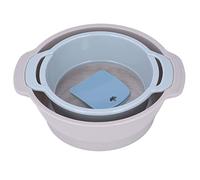 YWBL-WH Juego de Tamiz de Polen de 4 Uds., Tamiz de Verduras Pequeño, Redondo de Malla para Hornear Harina, de Polvo para Elaboración Casera