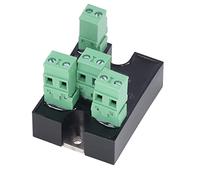 YWBL-WH Kit de Conector de minirelé de Silicio de relé de Estado Sólido Trifásico 4 Entradas de 32 VCC 24 Salidas de 480 VCA Módulo de Control Compacto para Paneles de Automatización de Equipos