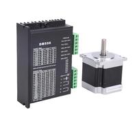 YWBL-WH Kit de Controlador de Motor Paso A Paso Nema23, Controlador de Motor Bifásico de Alta Resolución DM556 con Diseño Antiresonancia para Máquina de Grabado de Impresora 3D CNC, Torsión de